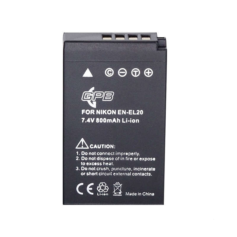 GPB Nikon EN-EL20 Rechargeable Digital Camera Battery
