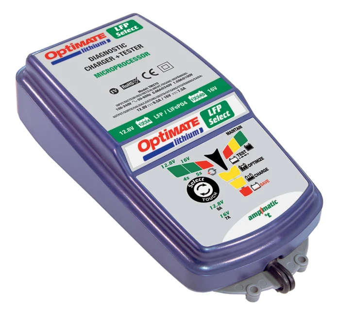 OptiMate TM-270 Lithium LiFePO4/LFP Select Charger & Maintainer