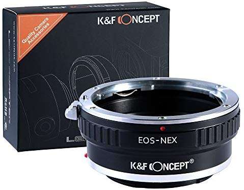 K&F Concept Lens Mount Adapter for Canon EF Lenses to Sony E-mount Camera Body