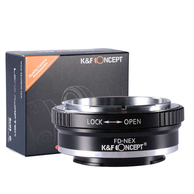 K&F Concept Lens Mount Adapter for Canon FD Lenses to Sony E-Mount Camera Body