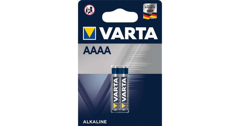 Varta AAAA 1.5V Alkaline Batteries (Card of 2)