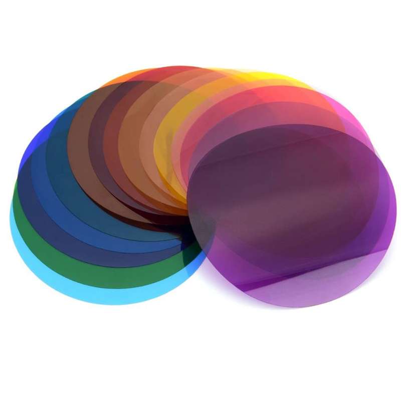 Godox V-11C Colour Filters Set for Round Flash Heads