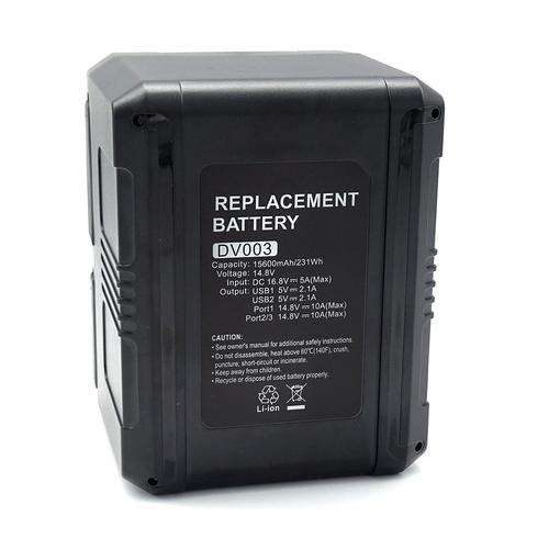 GPB DV003 V-Lock Battery 14.8 Volt 15600mAh for Sony 231Wh