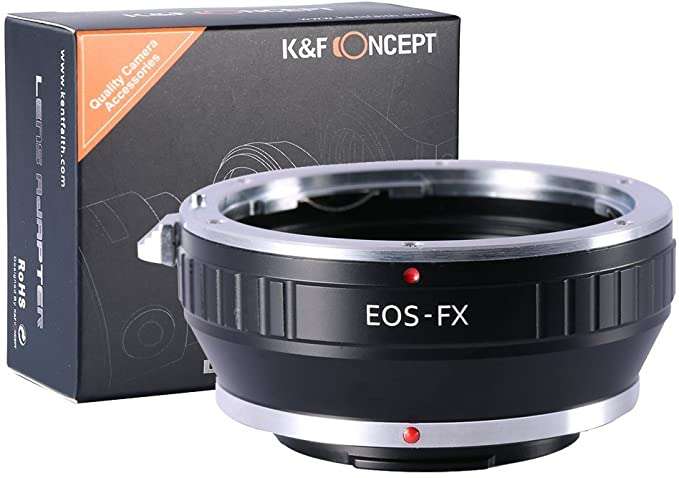 K&F Concept Lens Mount Adapter for EOS EF/EFS Lenses to Fuji FX Mount Camera Body