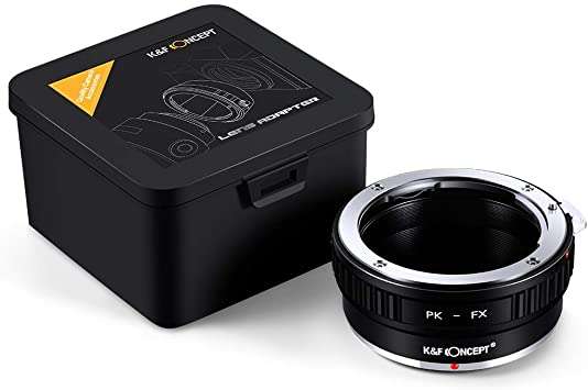 K&F Concept Lens Mount Adapter for Pentax PK Lenses to Fuji FX Camera Body