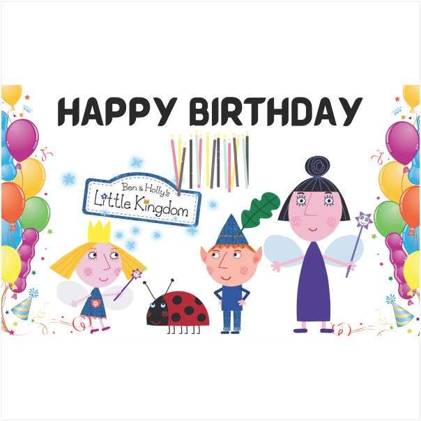 Ben and Holly's Little Kingdom Party Banner