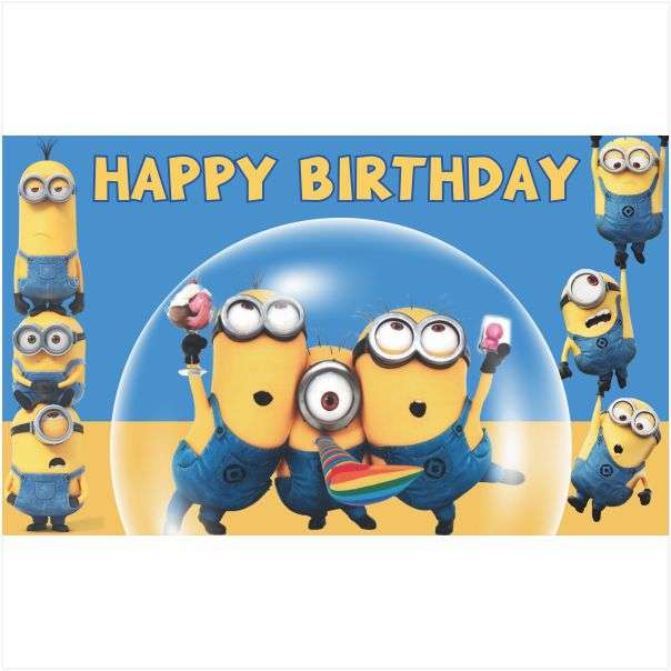 Minion Madness Birthday Banner: Let the Fun Begin
