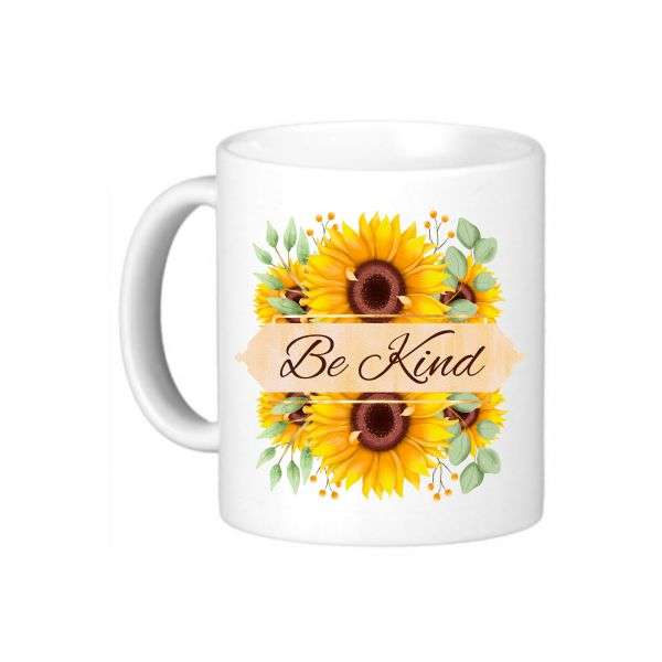 Sunflower Be Kind Coffee Mug