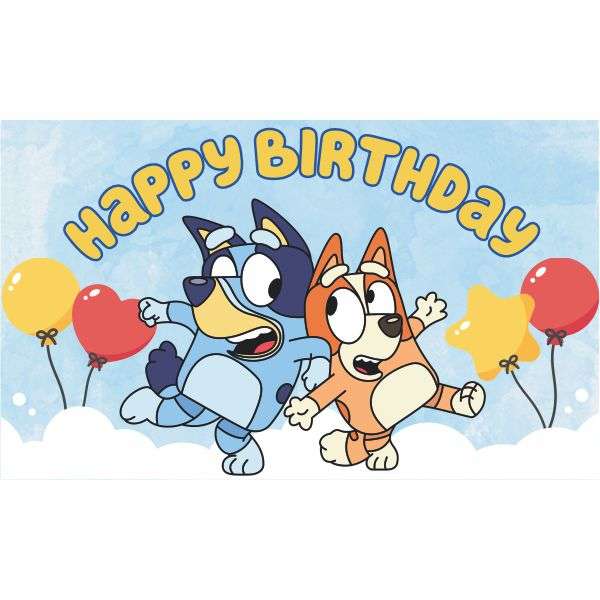 Bluey Birthday Banner  - Kids Party Decor