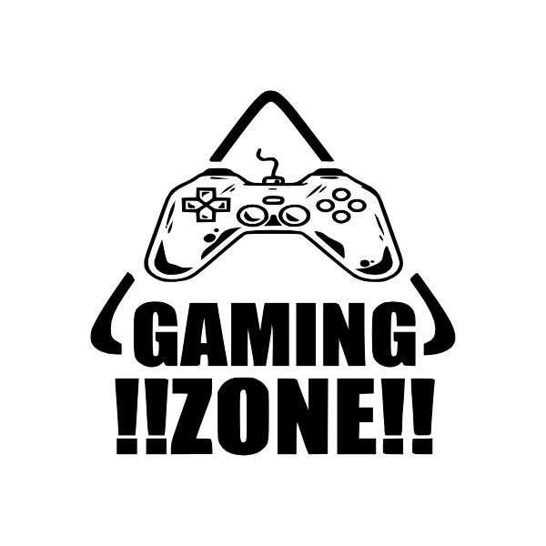Gaming Zone Wall Vinyl Sticker - Ultimate Wall Decor for Gamers