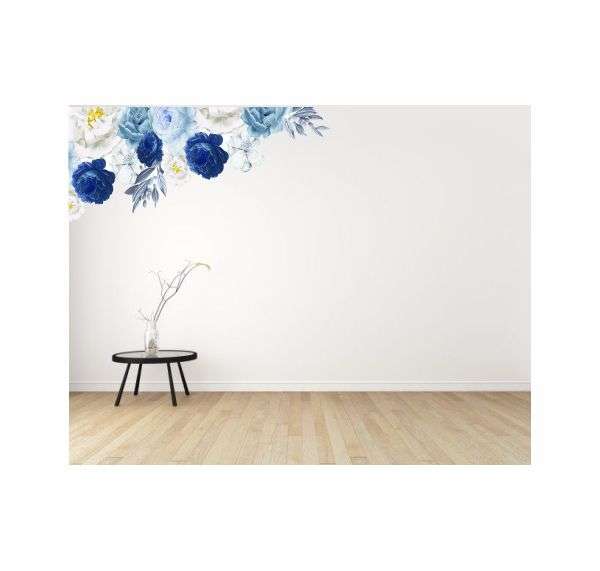 Peony Wall Vinyl Sticker - Elegant Floral Wall Decor