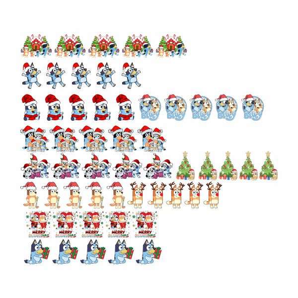 Bluey Christmas Sticker Pack