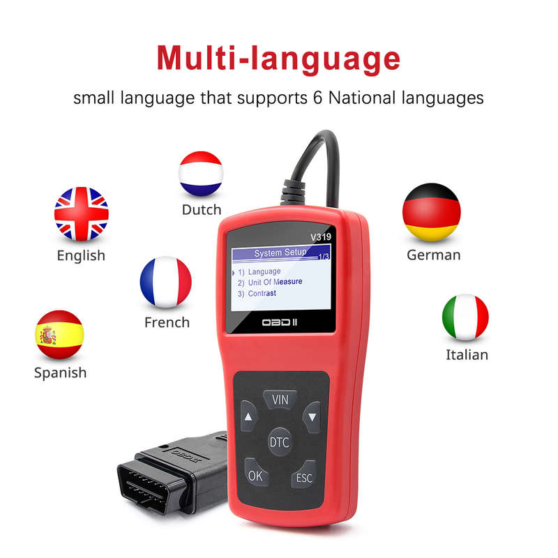 V319 OBD2 Car Scanner and Diagnostic Tool