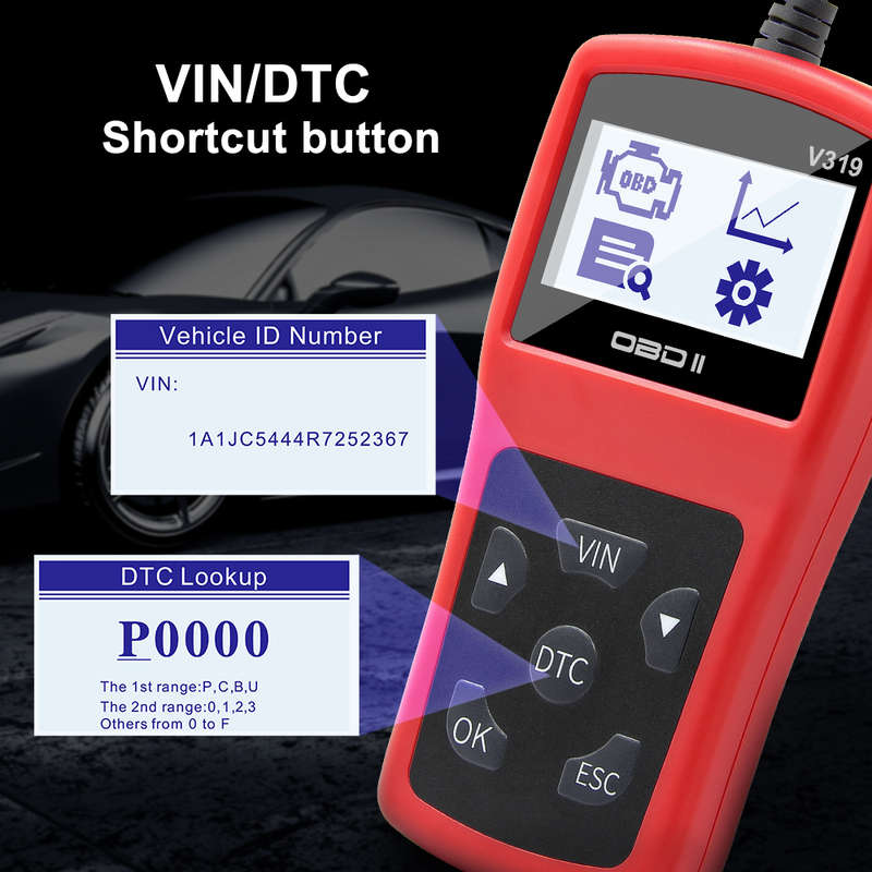 V319 OBD2 Car Scanner and Diagnostic Tool