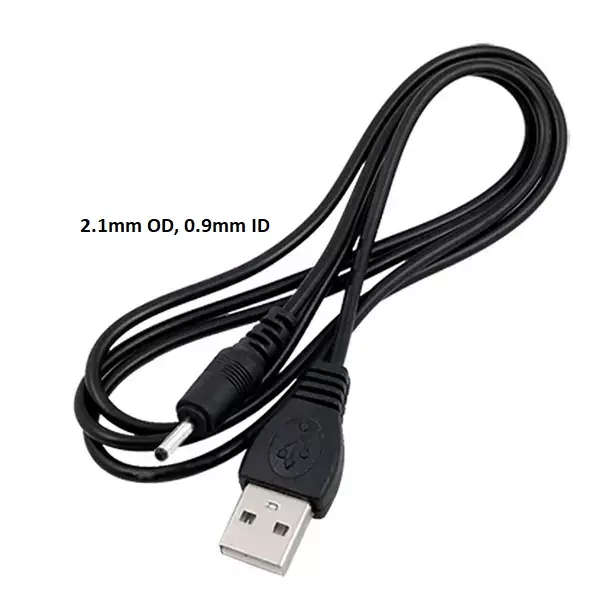 1 Meter 5 volt USB to DC Power Cable