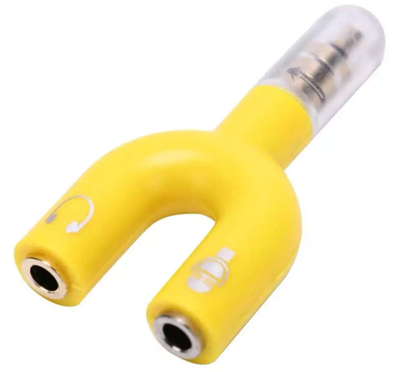 Mic + Audio 3.5mm Jack Combiner Adapter | For PC's, Laptop's, Xbox Series X or S or PS5