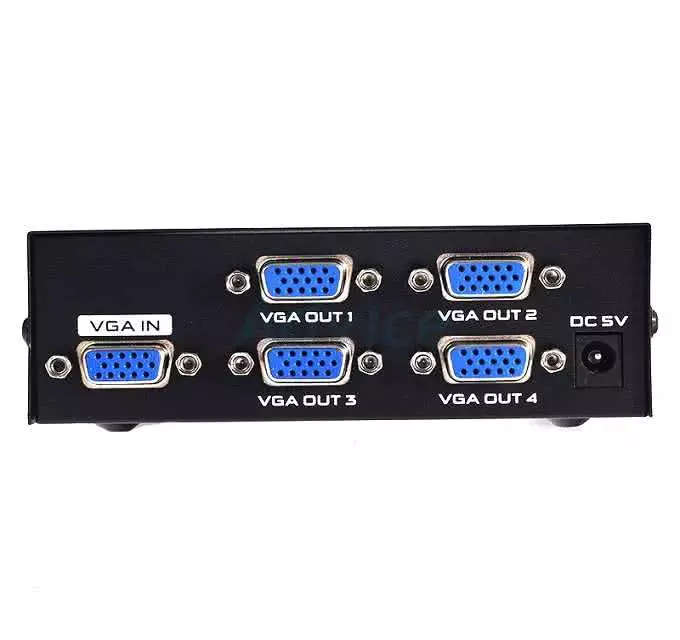 1x4 (4 way) Active / Powered VGA Splitter - 200Mhz (1920 x 1440 resolution / 70Hz)