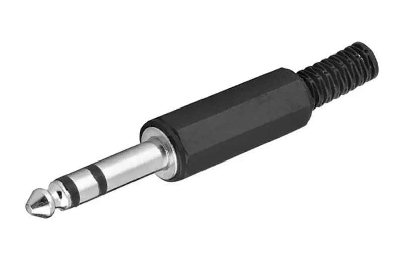 Solder-on 6.35mm Stereo Plug