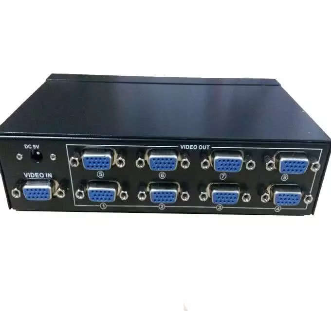 1x8 (8 way) Active / Powered VGA Splitter - 150Mhz (1600 x 1280 resolution / 70Hz)