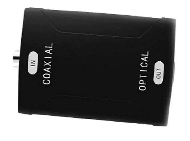 Coaxial RCA to Optical Toslink Digital Audio Converter - SPDIF Converter