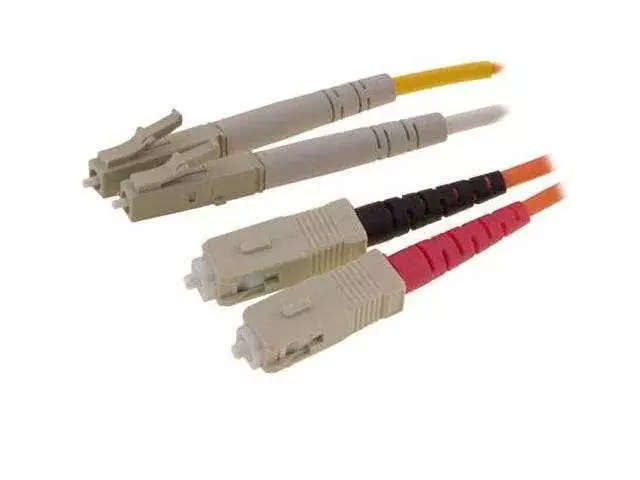 2 Meter SC to LC Duplex Multimode 50/125 Fiber Optic Patch Cable