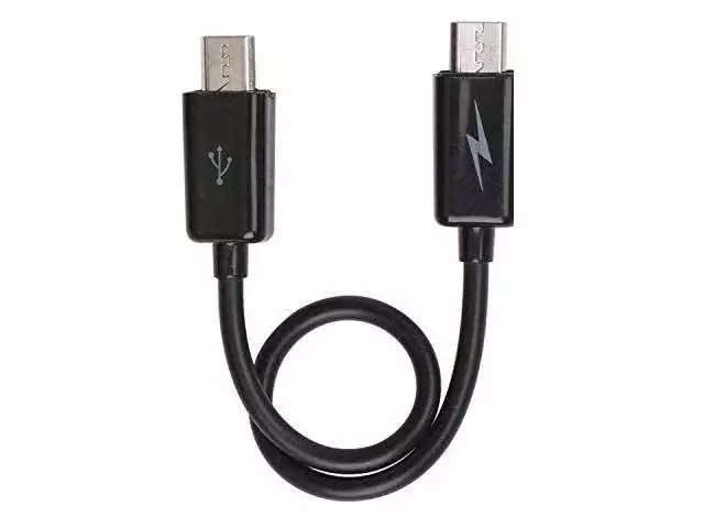 20cm Micro USB to Micro USB Emergency Charging Cable