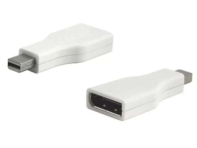 Male Mini Displayport (Thunderbolt) to Standard Displayport Female Adapter