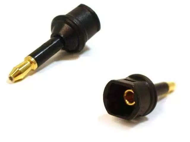 Optical Toslink Female to Male Toslink Mini Adapter - PC 3.5mm Optical, Macbook Pro Audio