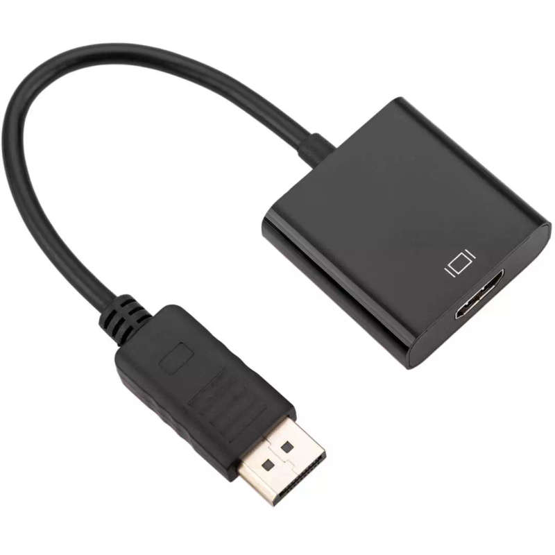 Passive Male Displayport to HDMI Female Adapter Cable | 4K / QHD 2540 x 1440 up to 120hz