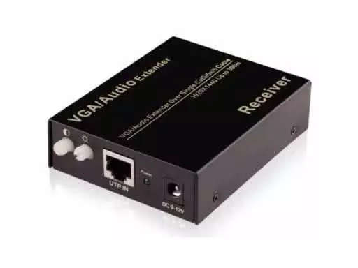 Receiver unit for 300 Meter VGA Extender over CAT6 Balun with Audio Extender