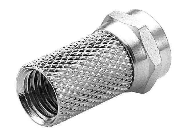 Twist-On F Type / F Connector (Use with RG6U Coax cables)