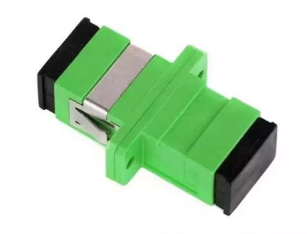 Simplex Single Mode SC APC to SC APC Fiber Optic Cable Joiner | Fiber SC Coupler