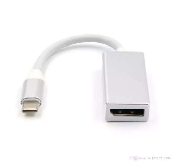 4K 3840 x 2160 Male USB 3.1 Type C to DisplayPort Female Adapter Cable | 144hz, 120hz or 60hz