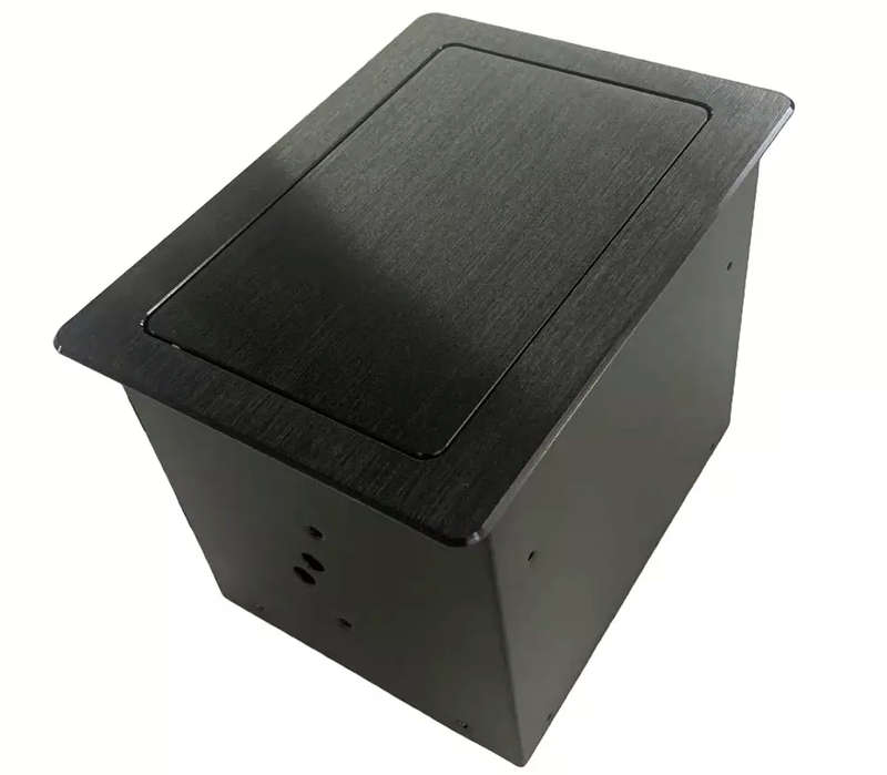 Gas Popup Panel / Popup Desk with 3pin Electrical Plug and HDMI, Displayport, Audio, RJ45 Network...