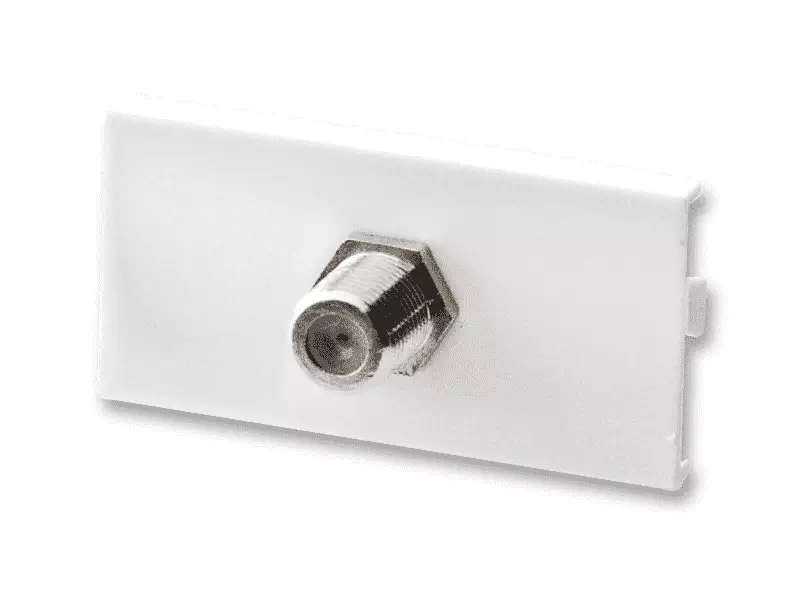 Modular F Type Keystone Wall Plate Insert