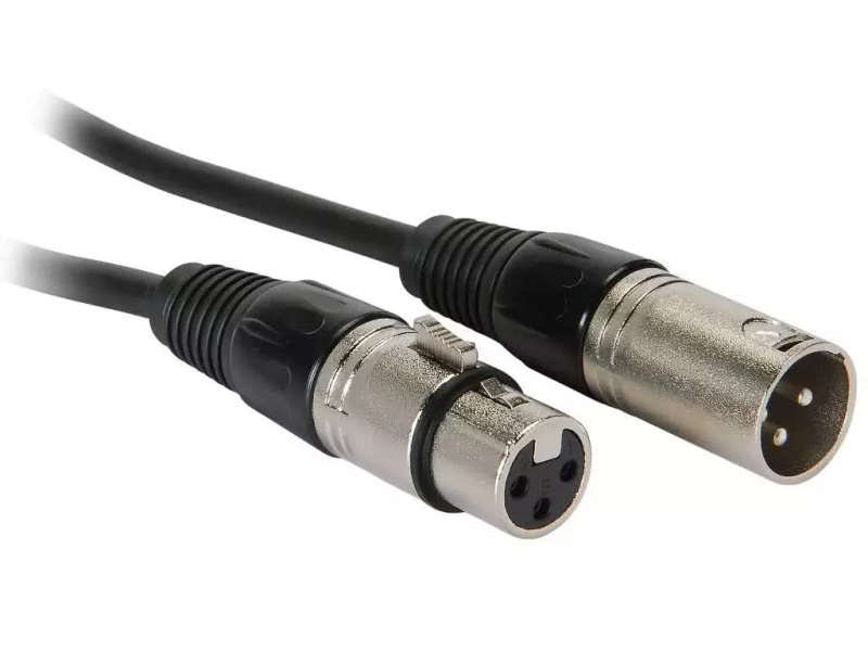 10 Meter 3 Pin Male XLR to 3 Pin Female XLR - XLR Audio Extension Cable