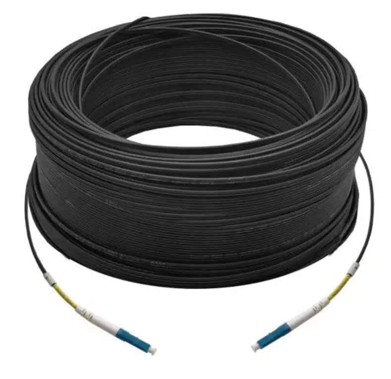 150 Meter Simplex Single Mode UPC LC-LC Fiber Optic Cable | Fiber Patch Cord | Outdoor Drop Cable