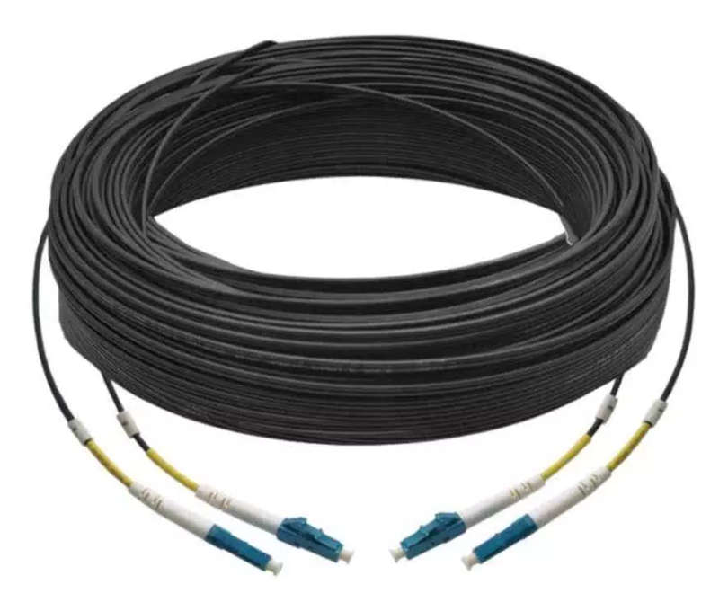 30 Meter Duplex Single Mode UPC LC-LC Fiber Optic Cable | Fiber Patch Cord | Outdoor Drop Cable