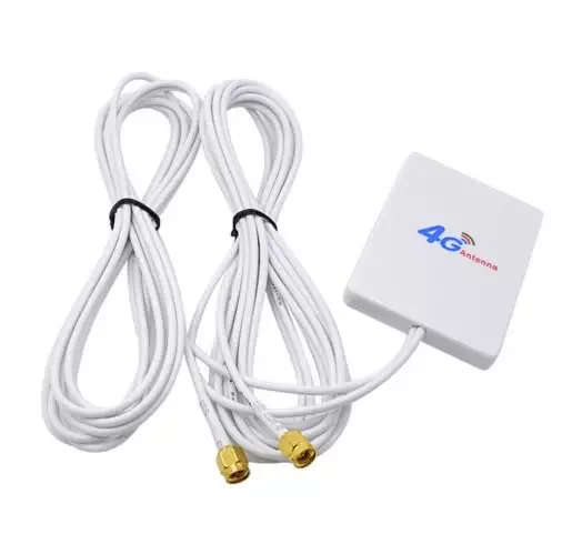 Dual Mimo 4G | LTE Indoor Antenna Signal Booster with 7m SMA Connector Cable | 4G Signal Amplifier