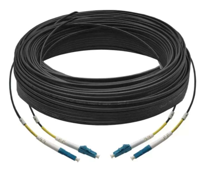 70 Meter Duplex Single Mode UPC LC-LC Fiber Optic Cable | Fiber Patch Cord | Outdoor Drop Cable