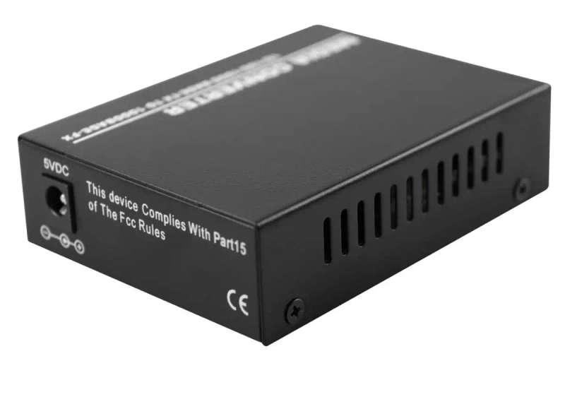 Gigabit Fiber Media Converter | 1Gbps RJ45 Network to 1000Base-FX SFP | Fiber to Network
