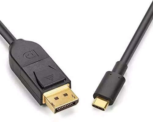 1.8 Meter USB Type C to Displayport Cable | 4K Ultra HD Smartphone to PC Screen Mirror