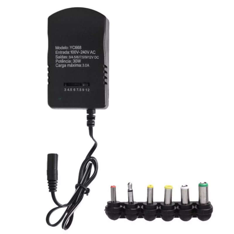 30 Watt Universal AC DC Power Adapter for Hard drives | SLX Splitters | Routers | 3v - 12 Volt