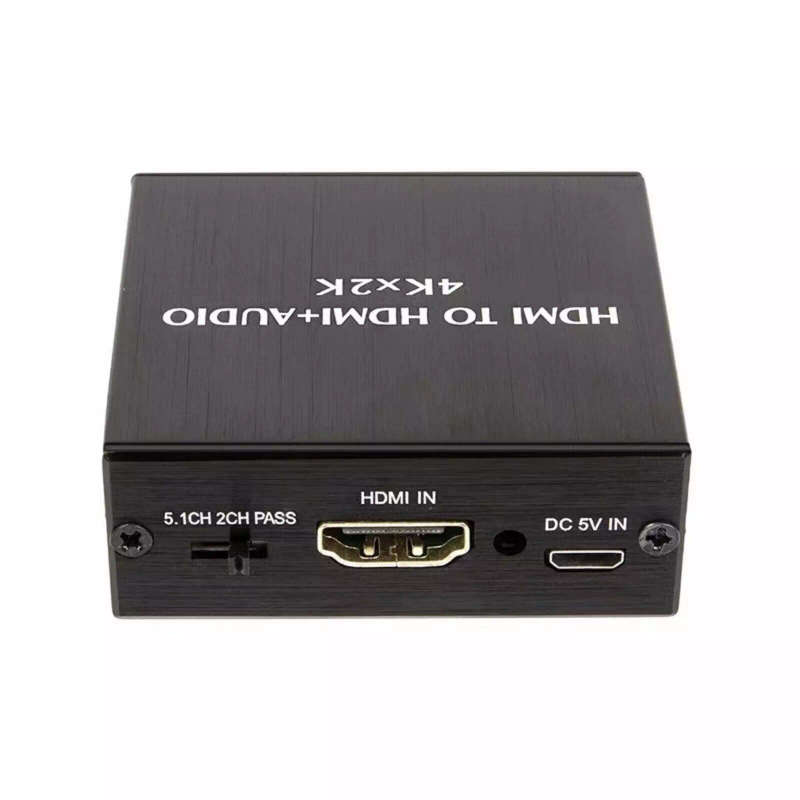 HDMI Audio Extractor to Optical Toslink or Analog Stereo Audio | 4k 60hz HDMI Passthrough