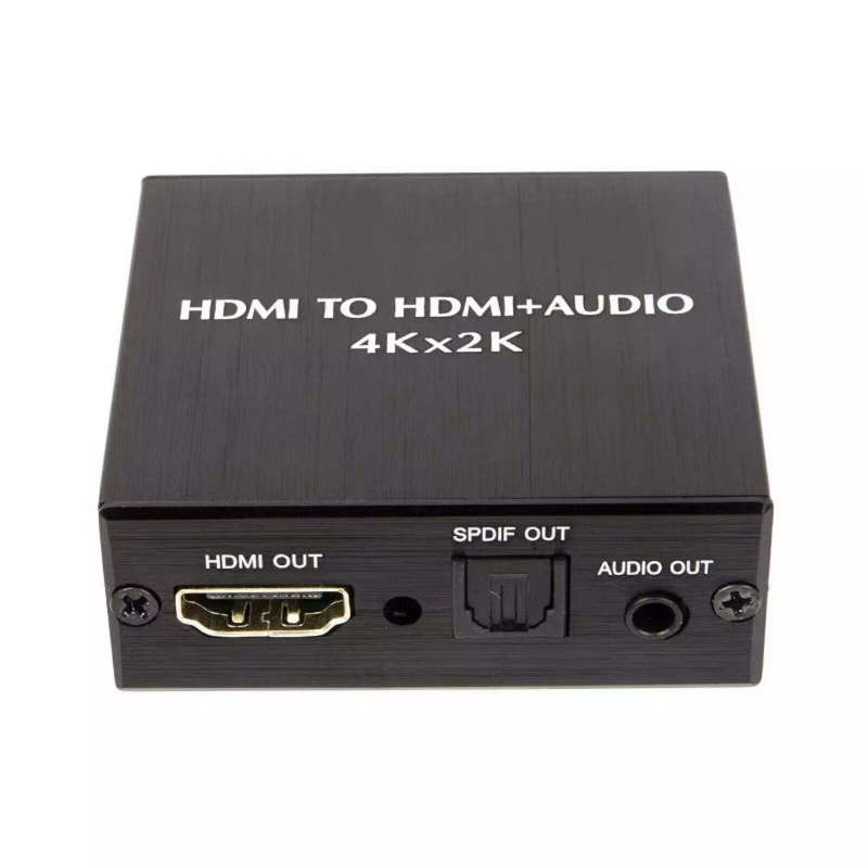 HDMI Audio Extractor to Optical Toslink or Analog Stereo Audio | 4k 60hz HDMI Passthrough