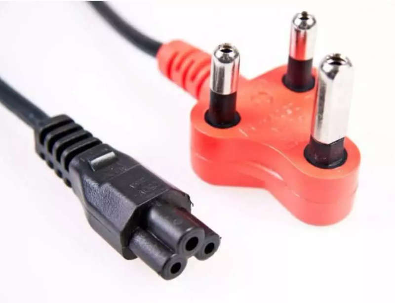 1.8 Meter 220 Volt Dedicated Red plug 3-Pin to Clover Power Cable | Laptop / HDTV Power Cable