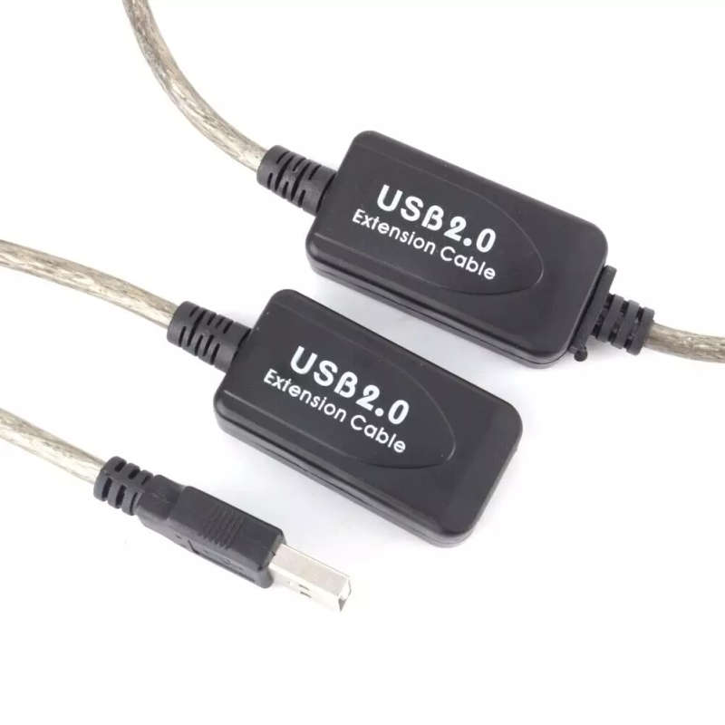 20 Meter USB 2.0 Extension cable (Female to Male USB Type A) With Active Signal Booster