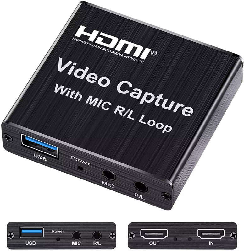 4k UltraHD HDMI Recording Device with HDMI Loop-out | USB Powered