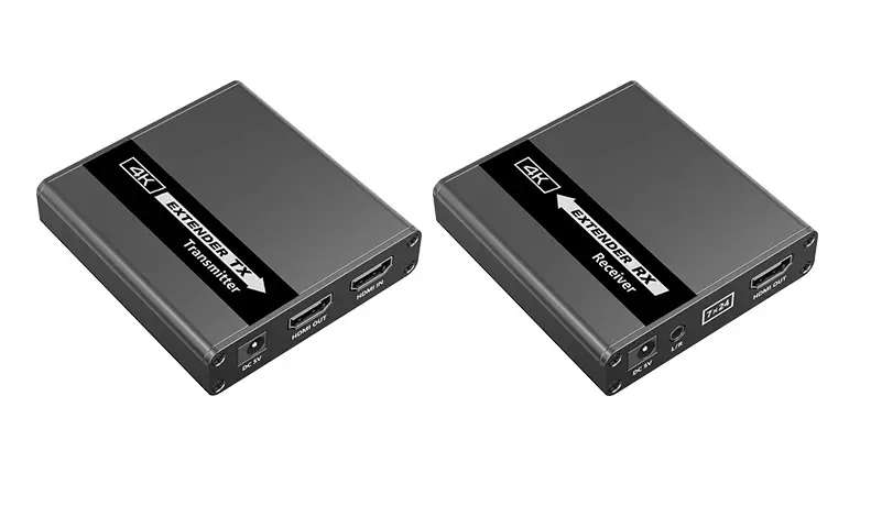 70 Meter Zero Latency POC HDR HDMI Extender over CAT6 with HDMI Loop-out | 3.5mm Audio and Bidire...