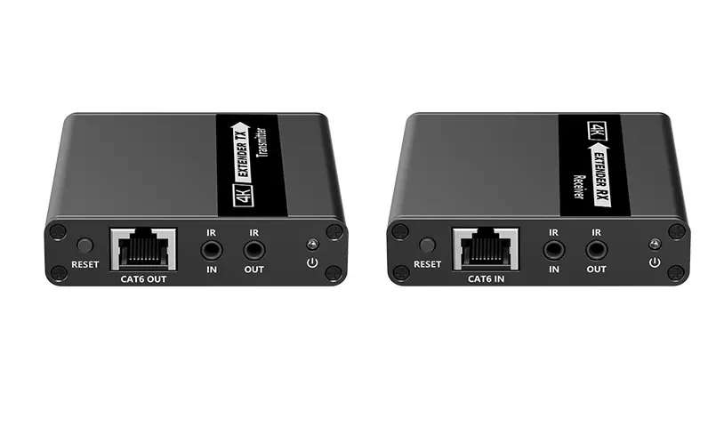 70 Meter Zero Latency POC HDR HDMI Extender over CAT6 with HDMI Loop-out | 3.5mm Audio and Bidire...